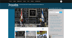Desktop Screenshot of jerusalemworldnews.com